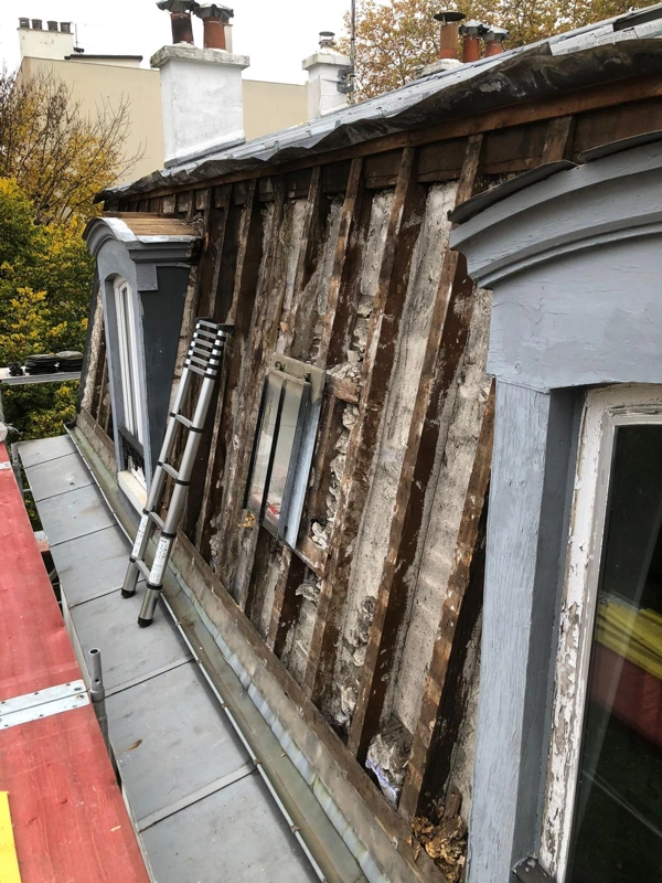 Depose toiture ancienne