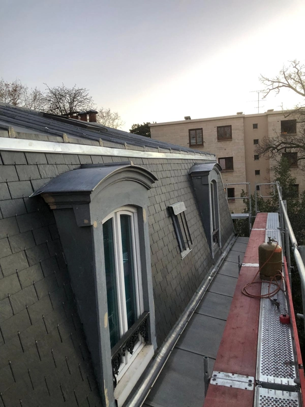 Renovation brisis ardoise le vesinet