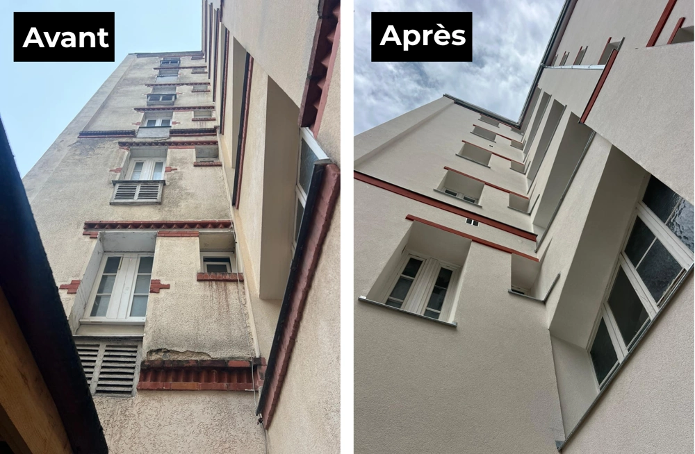 Ravalement de façade à Paris 15 (75015) Isolation extérieure Paris 15 arrondissement