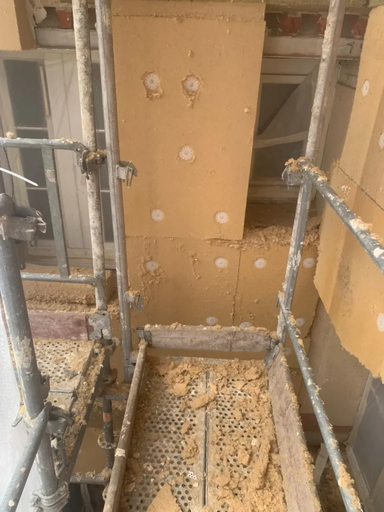 protection facade paris15e chantier