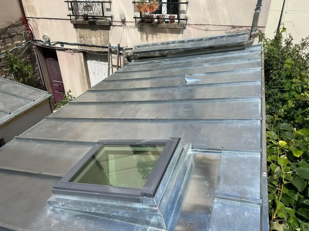 isolation toit zinc paris17