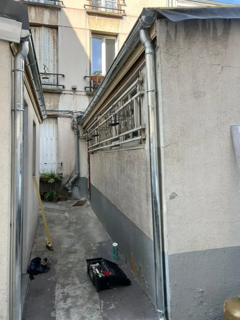 pose zinc toit paris 17