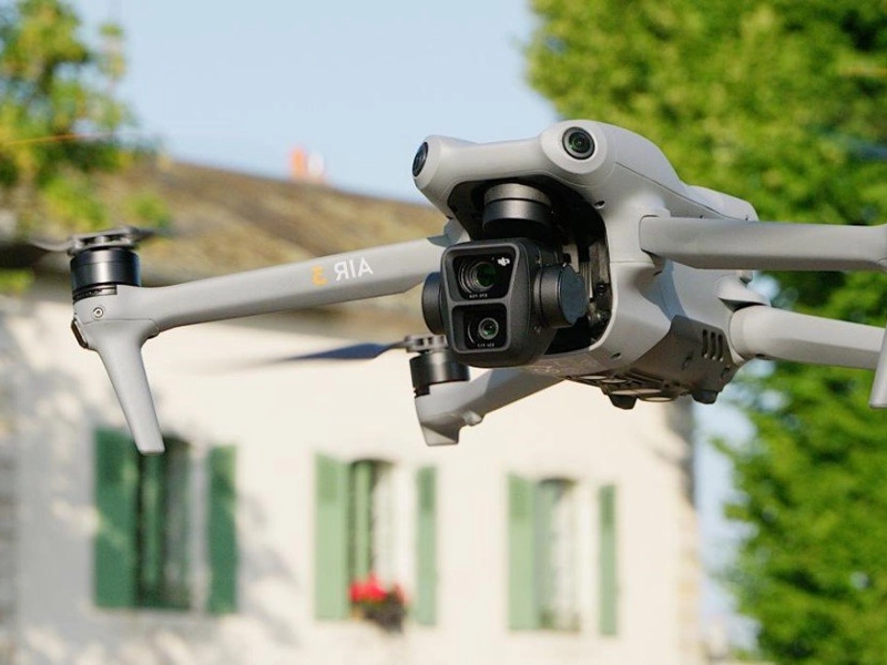 Inspection de toiture au drone