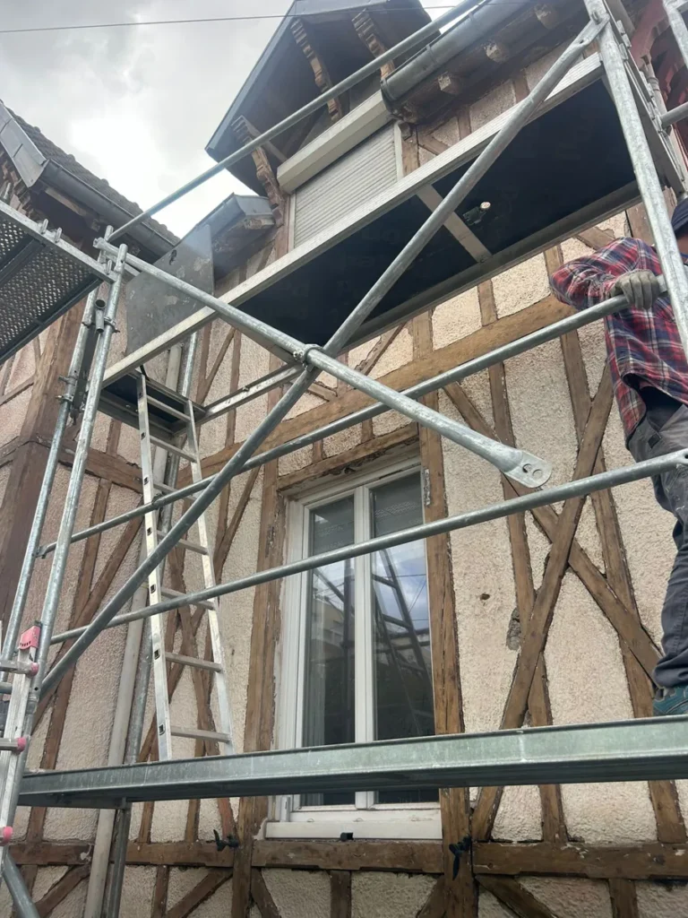 intervention facadier chelles