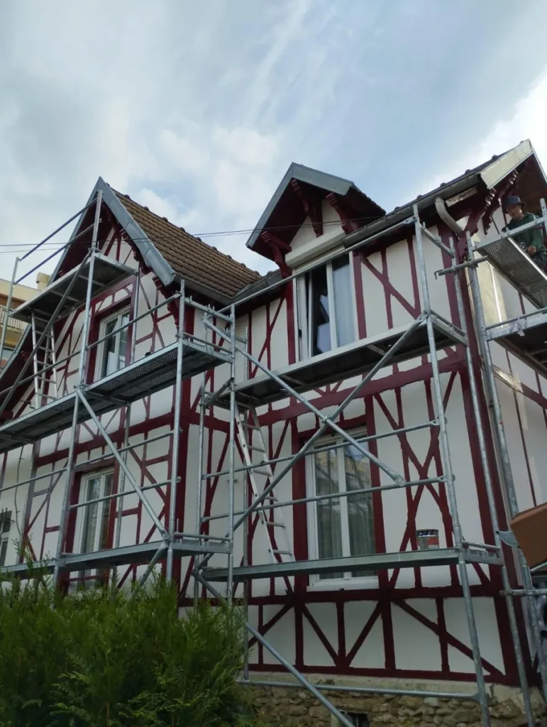 ravalement colombages chelles