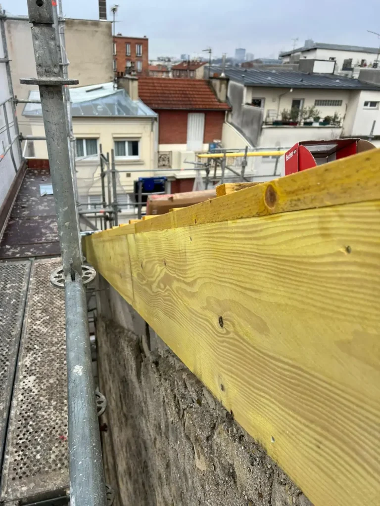 Refection toiture chantier sarking les lilas