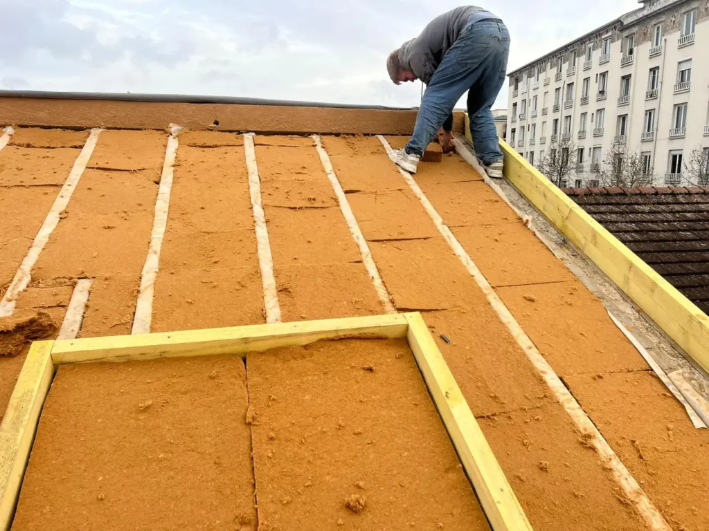 Renovation toiture isolation sarking 93