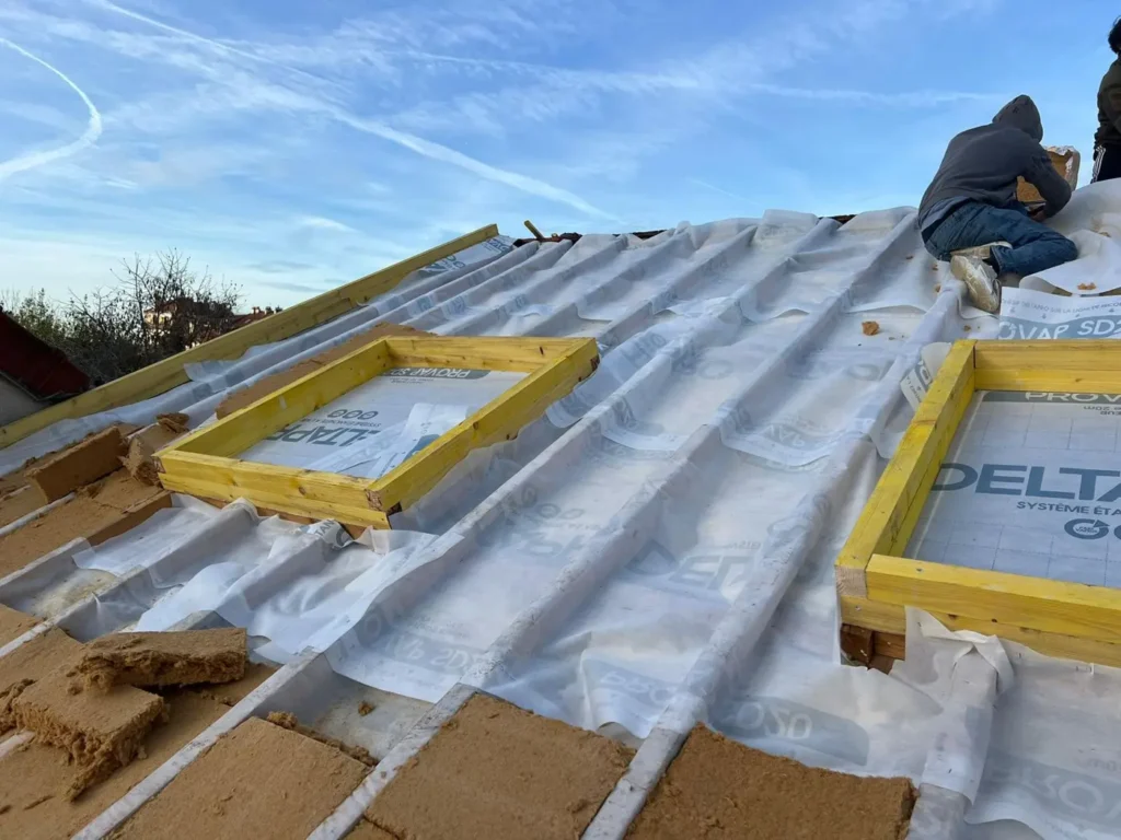 Renovation toiture sarking toiture tuiles seine saint denis