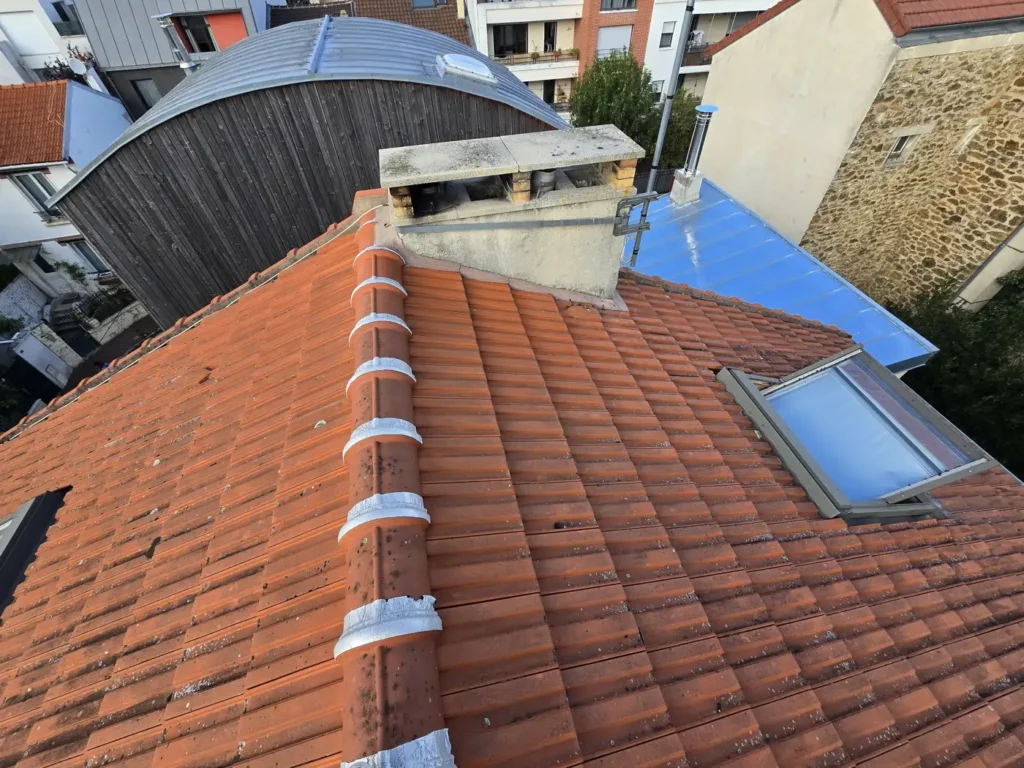 Sarking sarking toiture tuiles seine saint denis