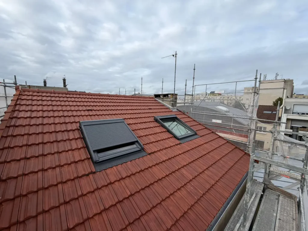 Toiture tuiles isolation sarking seine saint denis