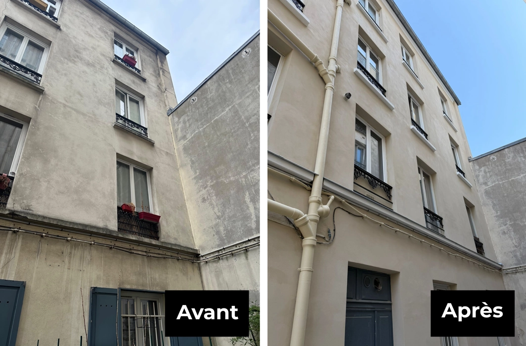 Ravalement à la chaux Paris 12