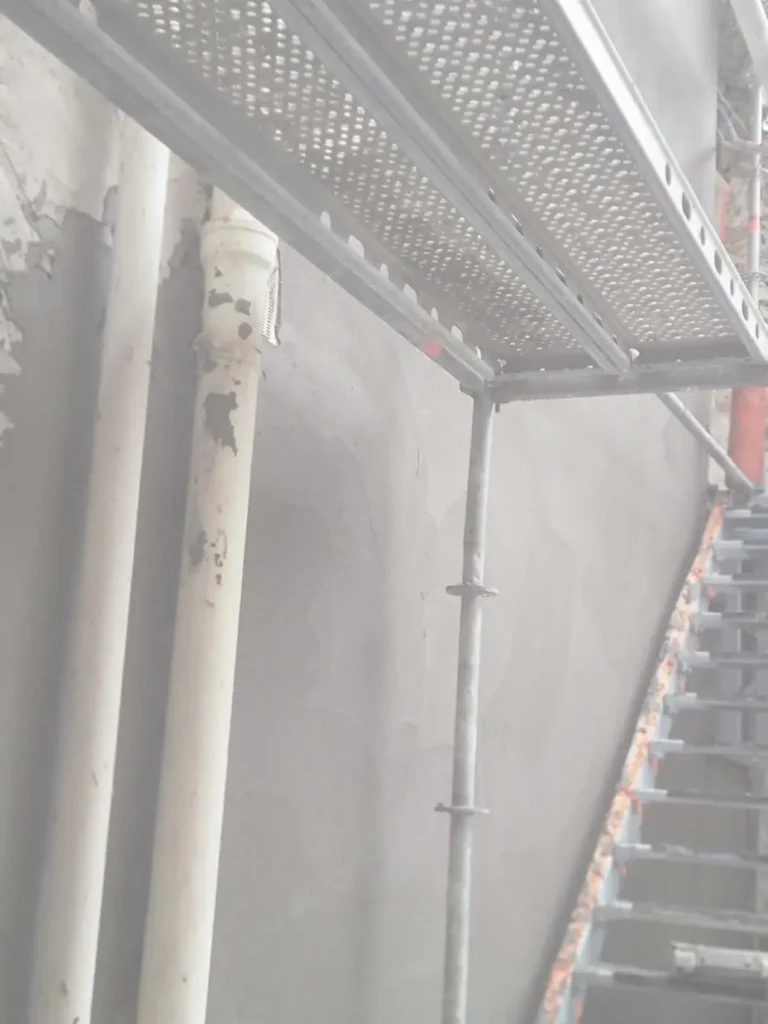 chantier facade enduit chaux liege jouy en josas