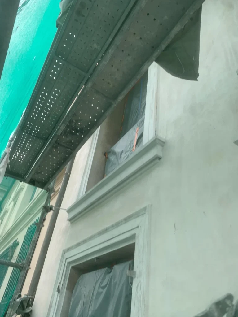 chantier renovation immeuble croissy