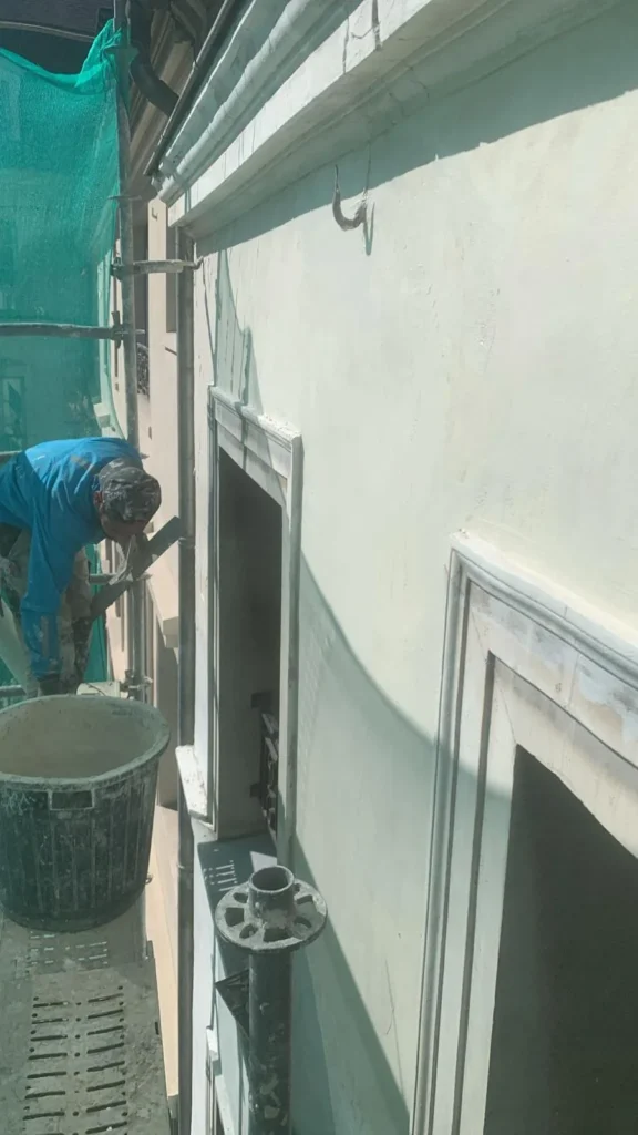 renovation complete facade chaux 78290