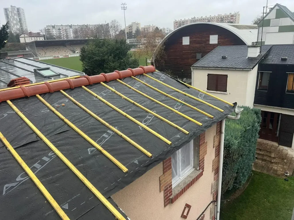 reparation toiture tuiles mecaniques 92