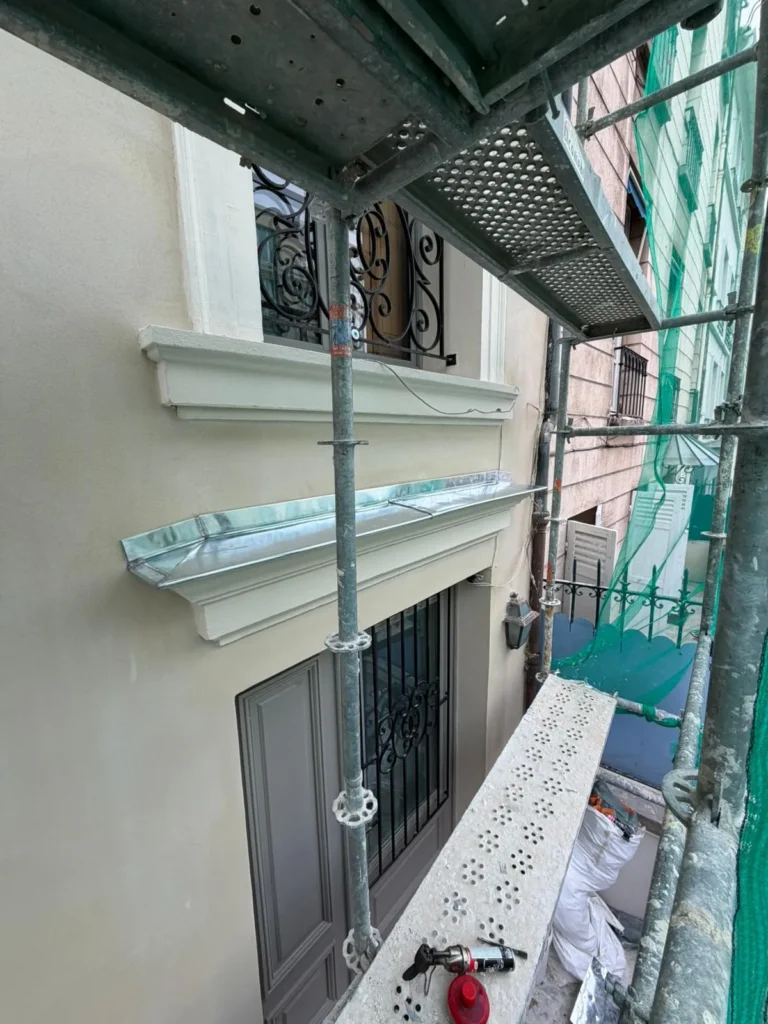 travaux facade enduit chaux croissy 78