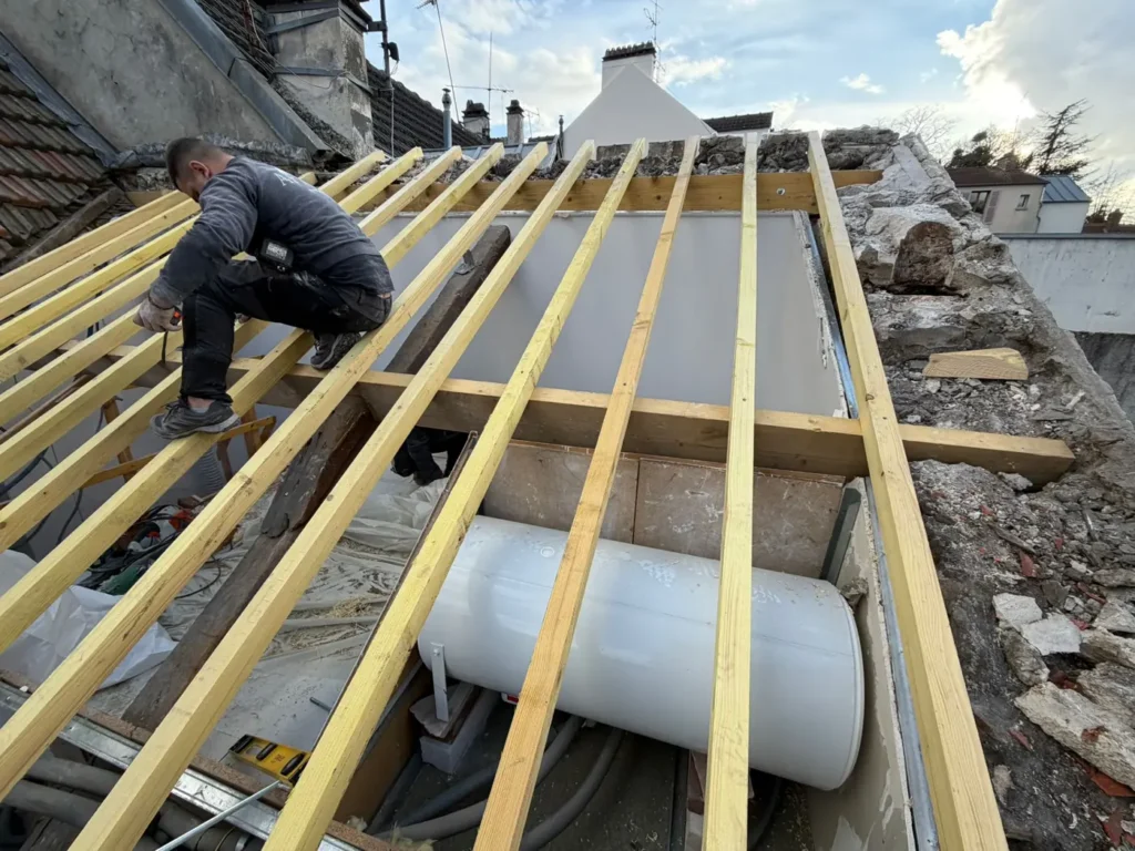 travaux toiture charpente yvelines 78