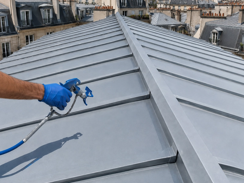 Peinture de toiture zinc anti-chaleur : le guide Peinture isolante sur toit en zinc