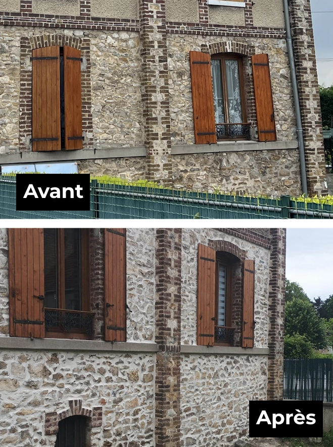 Rénovation de façade à Eaubonne