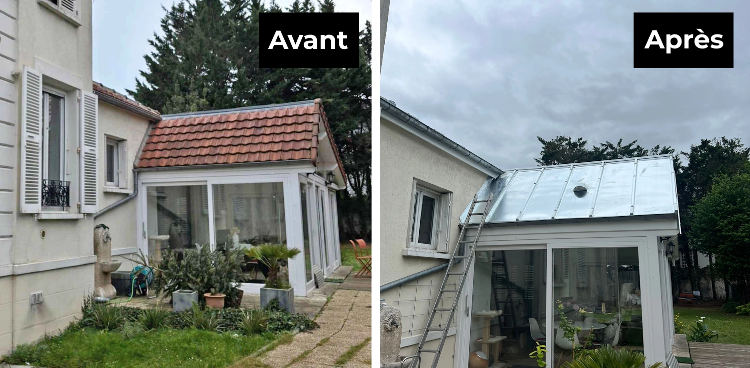 Remplacement de toiture en tuiles 93