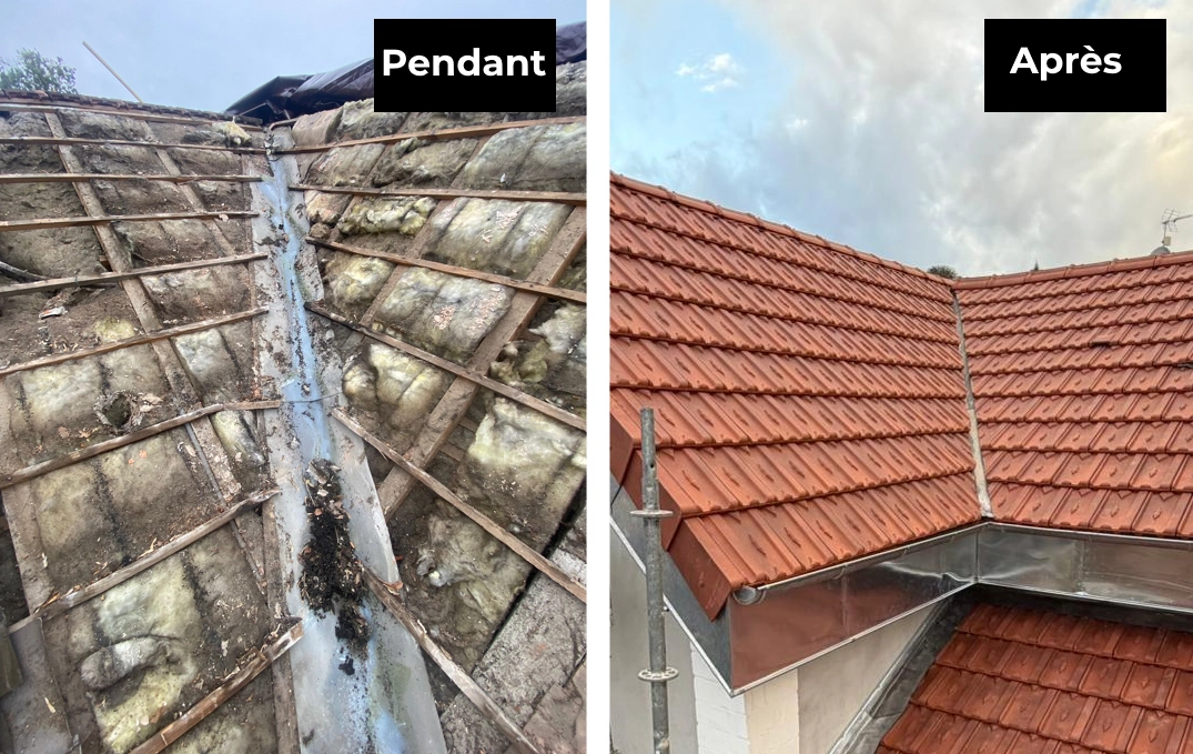 Réfection de toiture à Chaville 92
