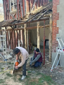 chantier ravalement pierre