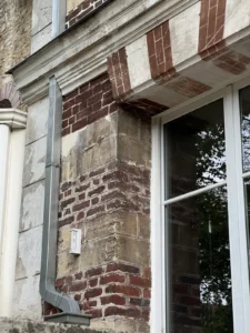 facade brique et pierre le pecq
