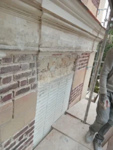 facade briques pierre de taille