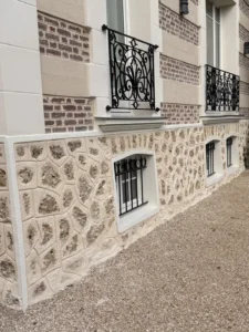 facade pierre apparente le pecq