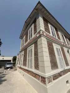 finition chaux facade buc