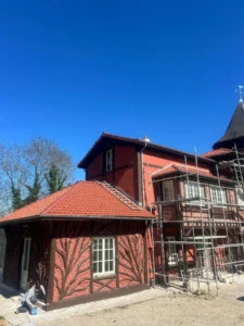 ravalement facade pans de bois