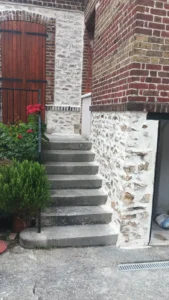 renovation facade briques eaubonne
