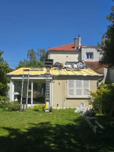 renovation zinc sur tasseaux villemomble